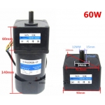 Motor Gear (มอเตอร์เกียร์) 60W 220V 20K พร้อมชุดควบคุม  